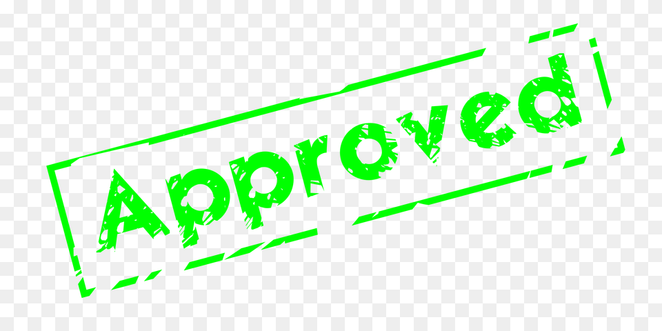Approved, Light, Neon, Text Png