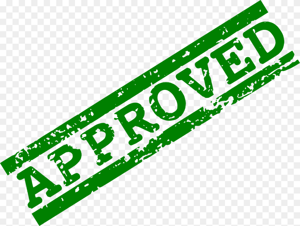 Approved, Green, Text Png Image