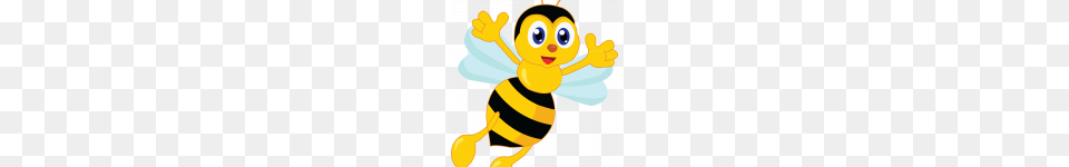 Approved Cartoon Bumble Bee Bumblebee Honey Clip Art Cute, Animal, Invertebrate, Insect, Honey Bee Free Png