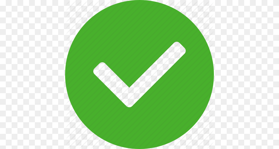 Approved Check Checkbox Circle Confirm Right Sure Icon, Green, Symbol Free Png