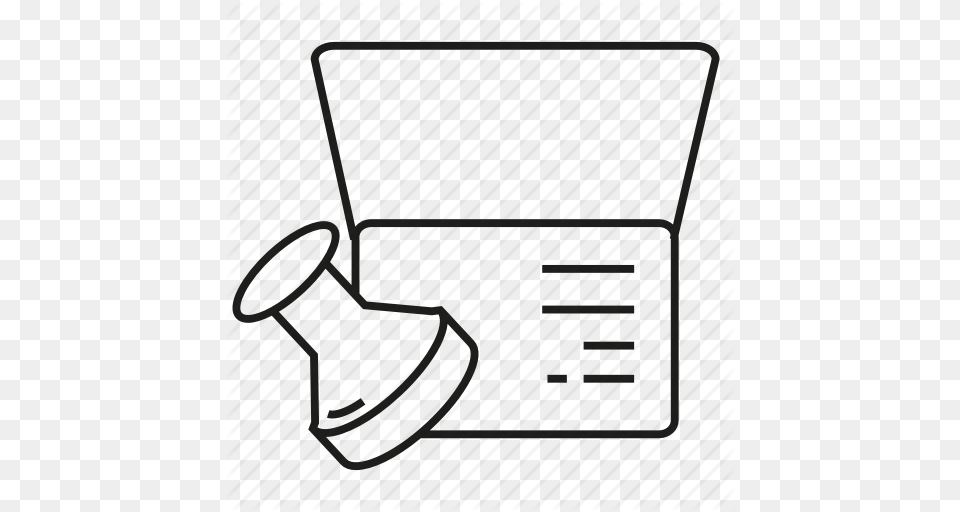 Approved Document Pass Passport St Visa Icon, Cup, Gate Free Transparent Png