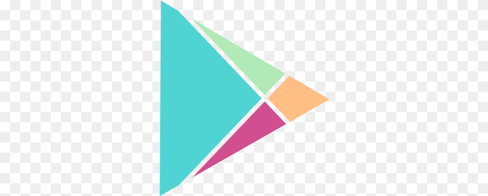 Apps Brand Google Logo Play Store Icon App Logos, Triangle, Art, Toy Free Png
