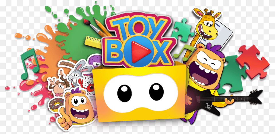 Appykids Toy Box Cartoon, Art, Graphics, Guitar, Musical Instrument Free Transparent Png