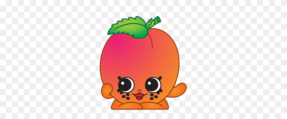 Apricot Clipart Shopkins, Leaf, Plant, Food, Fruit Free Png