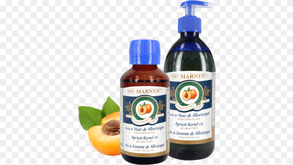 Apricot Kernel Oil Plastic Bottle, Food, Fruit, Plant, Produce Free Png Download