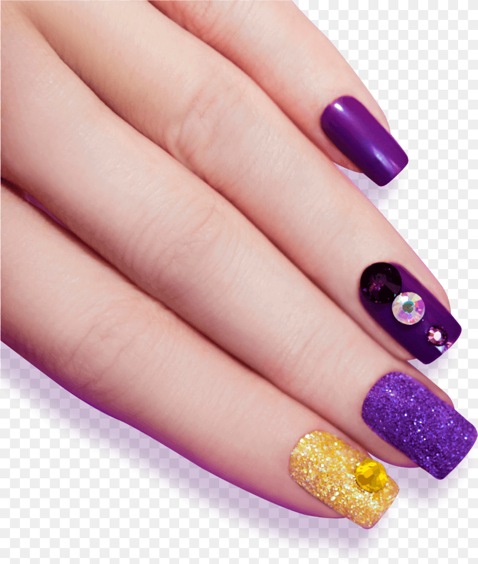 April 2019 Acrylic Nails, Body Part, Hand, Nail, Person Free Png Download