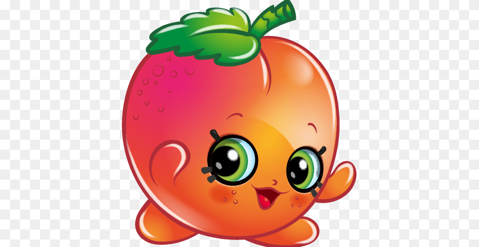 April Apricot Art Official Shopkins Clipart Image, Food, Produce, Fruit, Plant Free Transparent Png