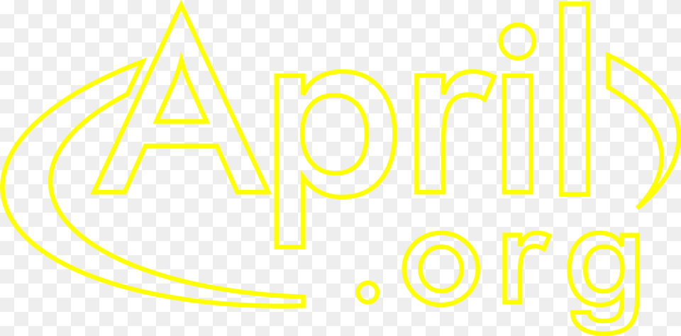 April Logo Jaune Korg, Text, Light Free Png