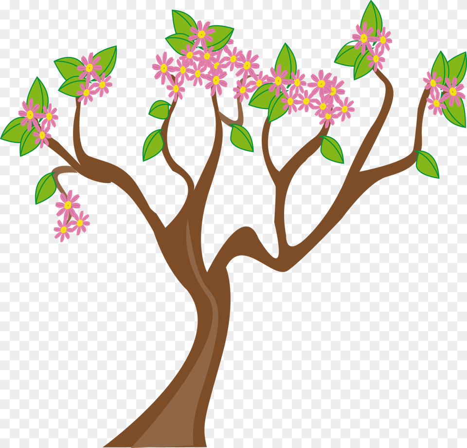 April Showers Clipart, Flower, Plant, Art, Cherry Blossom Free Png Download