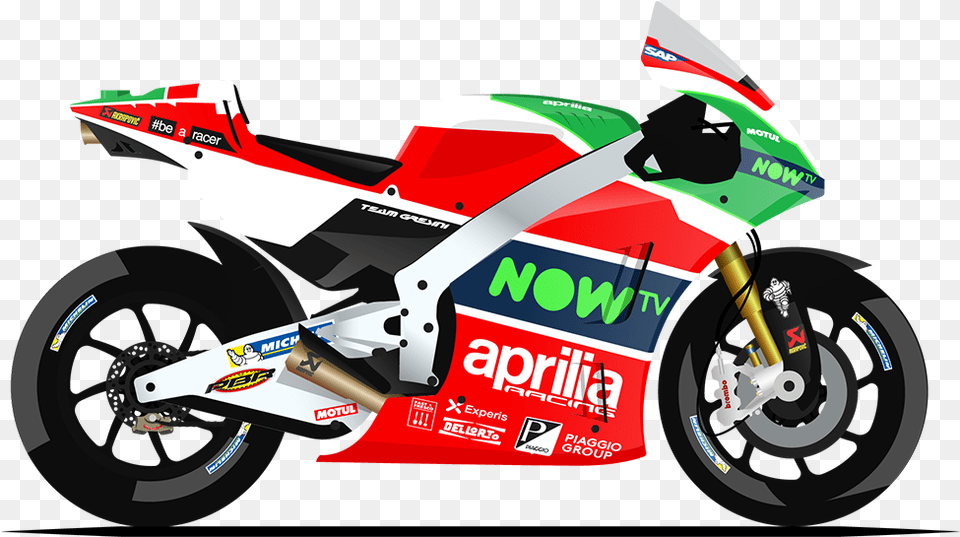 Aprilia Racing Team Gresini Aprilia Motogp Bike 2018, Spoke, Machine, Vehicle, Transportation Png Image