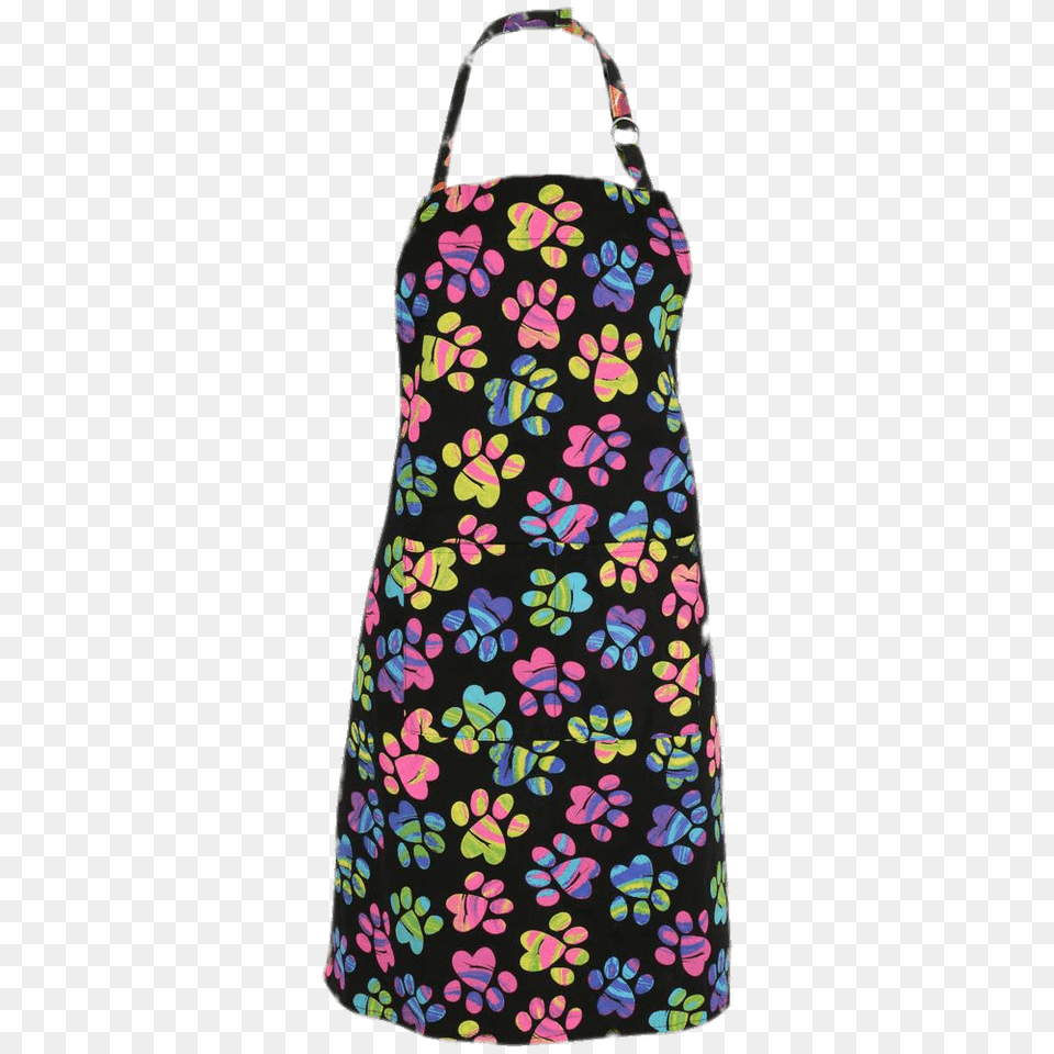 Apron With Printed Paws, Accessories, Bag, Handbag, Clothing Png Image
