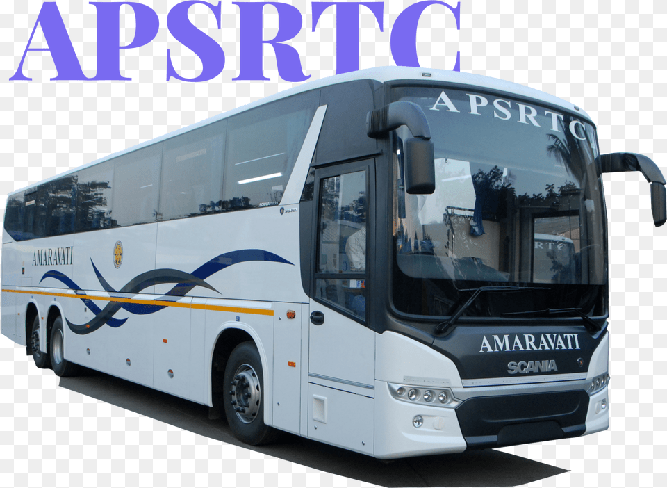 Apsrtc Live Track Apsrtc Bus, Transportation, Vehicle, Tour Bus, Person Free Transparent Png