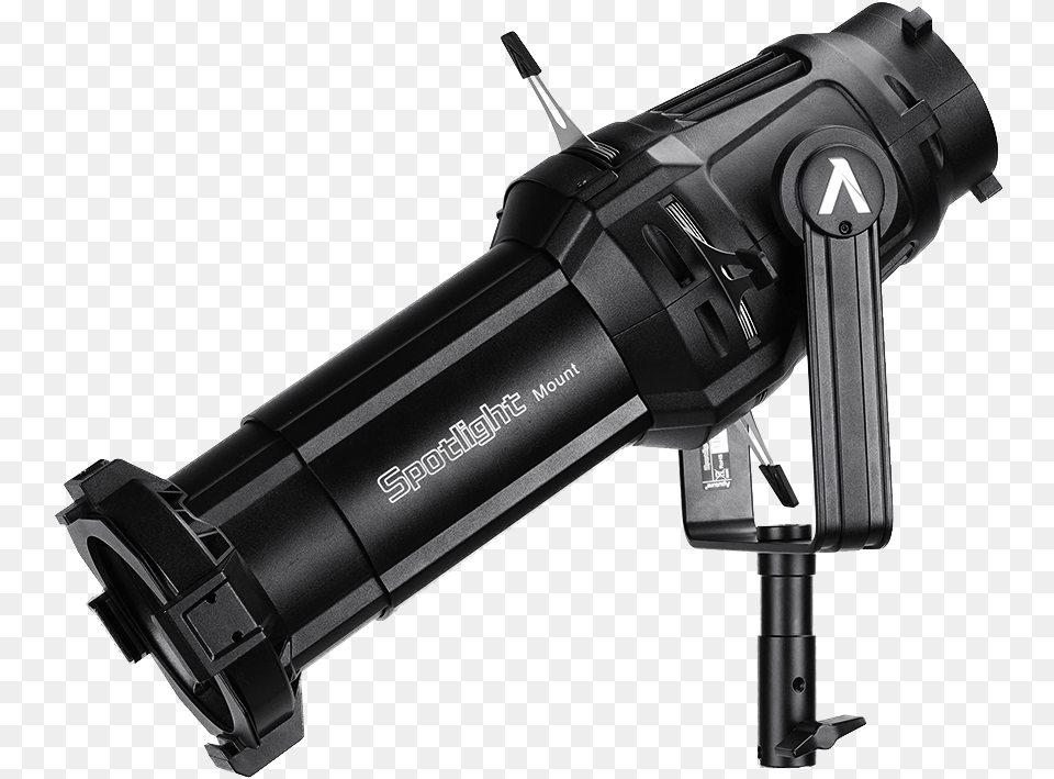 Aputure Spotlight Mount, Gun, Lighting, Weapon, Camera Free Transparent Png