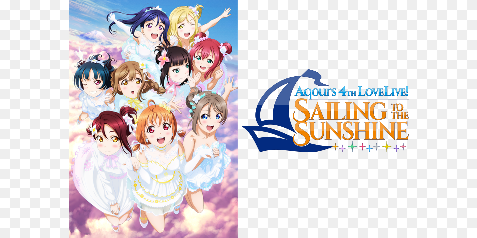 Aqours 4th Lovelive Sailing To The Sunshine Aqours 4th Love Live, Publication, Book, Comics, Adult Free Png