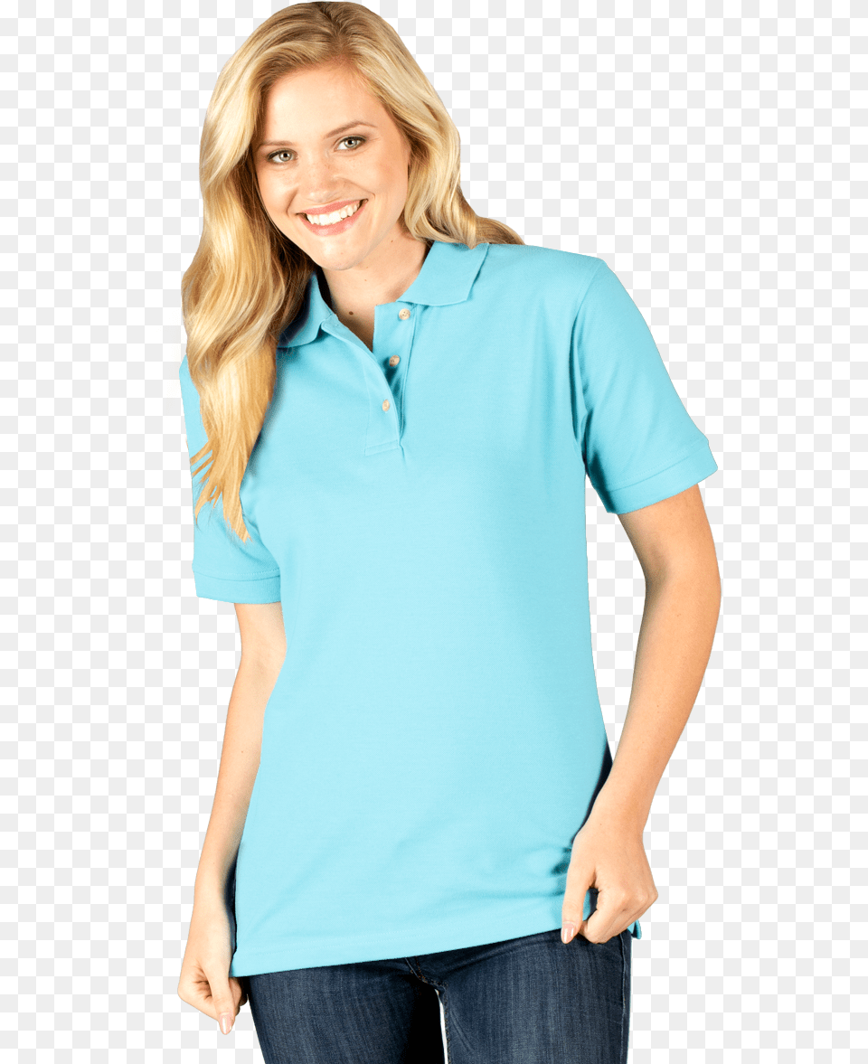 Aqu Xs Solid Polo Shirt, Jeans, Blouse, Clothing, T-shirt Png Image