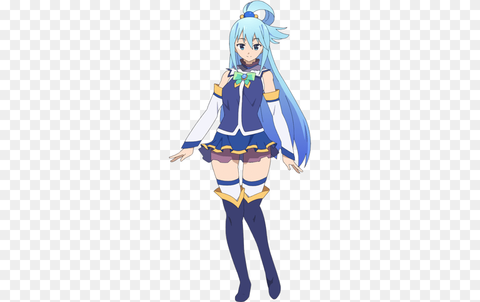 Aqua Anime Aqua Konosuba, Publication, Book, Comics, Adult Png