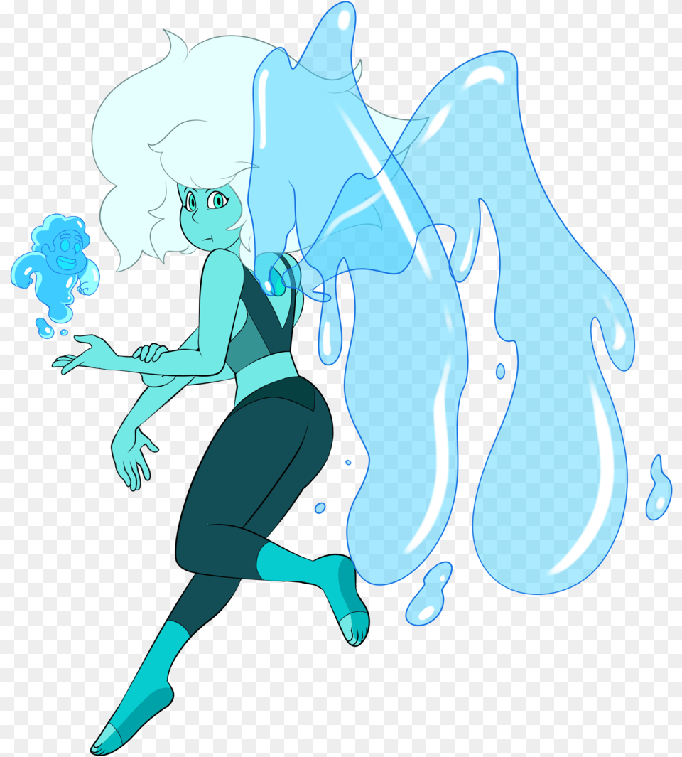 Aqua Aura By Gemcrust Da70nem Aqua Aura Steven Universe, Book, Comics, Publication, Person Free Png