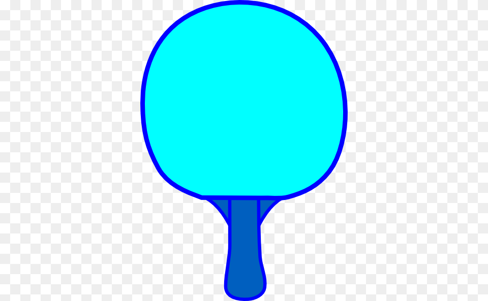 Aqua Blue Paddle Clip Art, Racket, Balloon Free Png Download