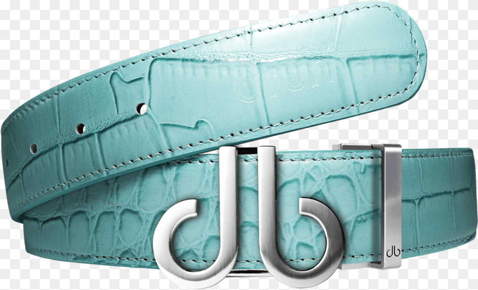 Aqua Crocodile Leather Designer Golf Belt Golf Belt Crocodile Leather, Accessories, Buckle Free Png Download