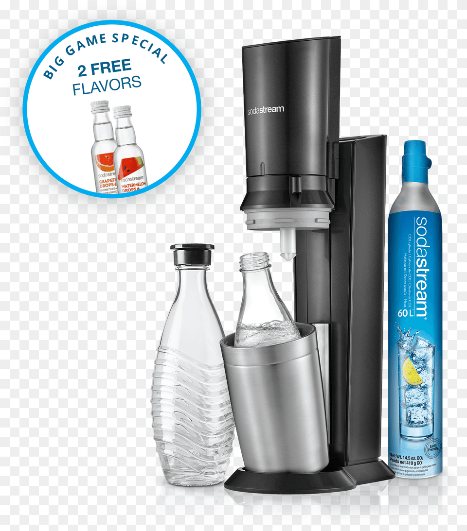 Aqua Fizz Sodastream Crystal Black, Bottle, Water Bottle Png