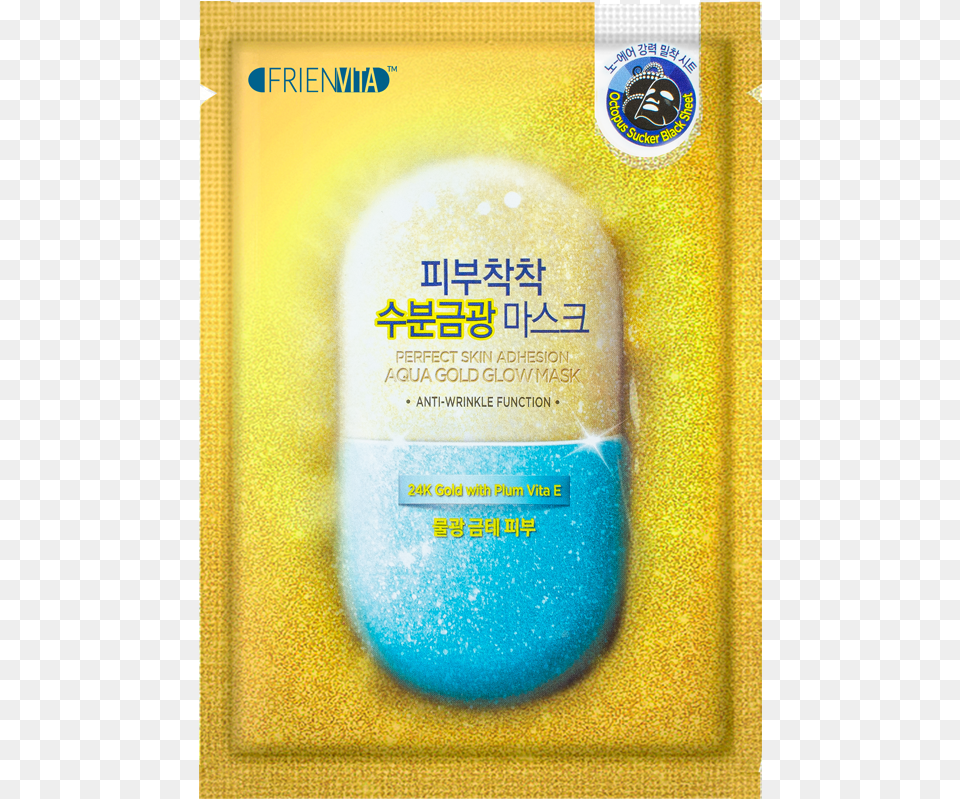 Aqua Gold Glow Mask, Can, Tin Png Image