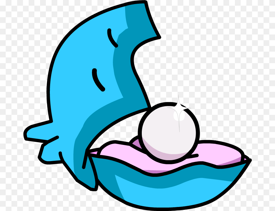 Aqua Grabber Clam With Pearl Clam With Pearl Cartoon, Animal, Fish, Sea Life, Shark Free Png