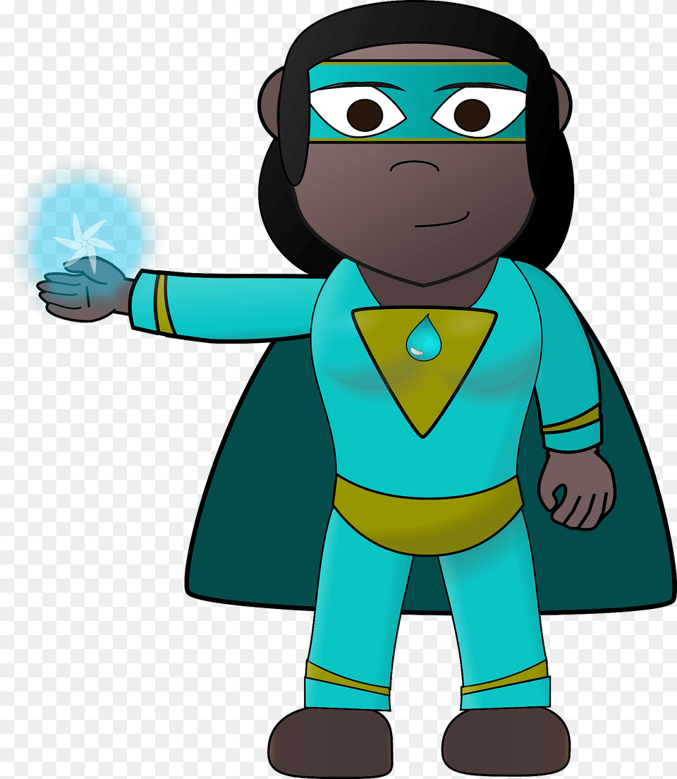 Aqua Hero Water Mage Clipart, Baby, Person, Face, Head Png Image