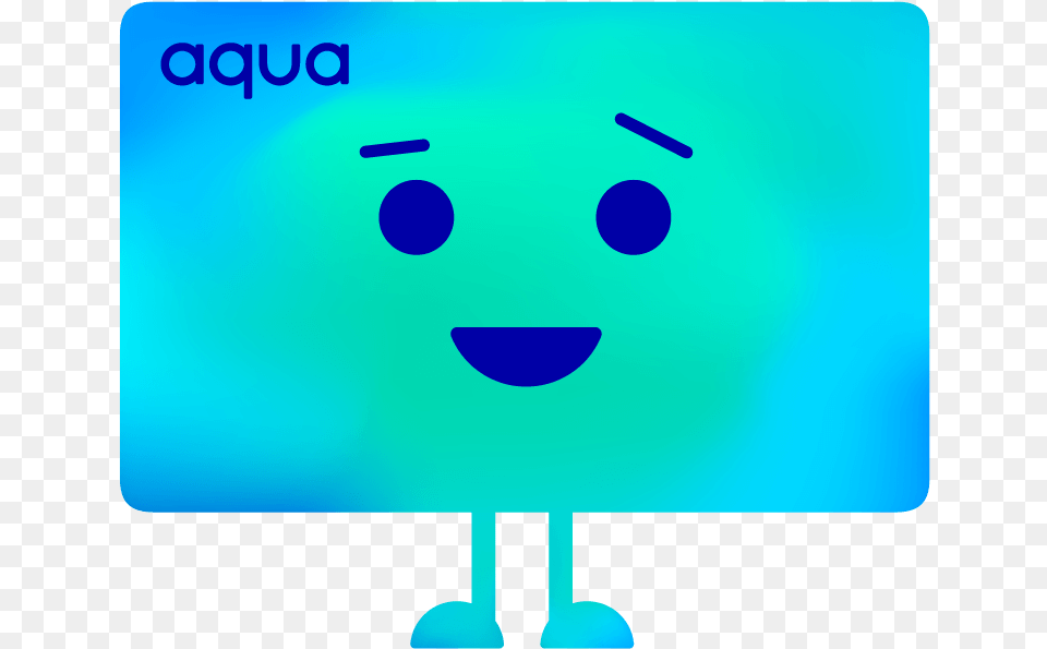 Aqua Smiley, Text Free Png