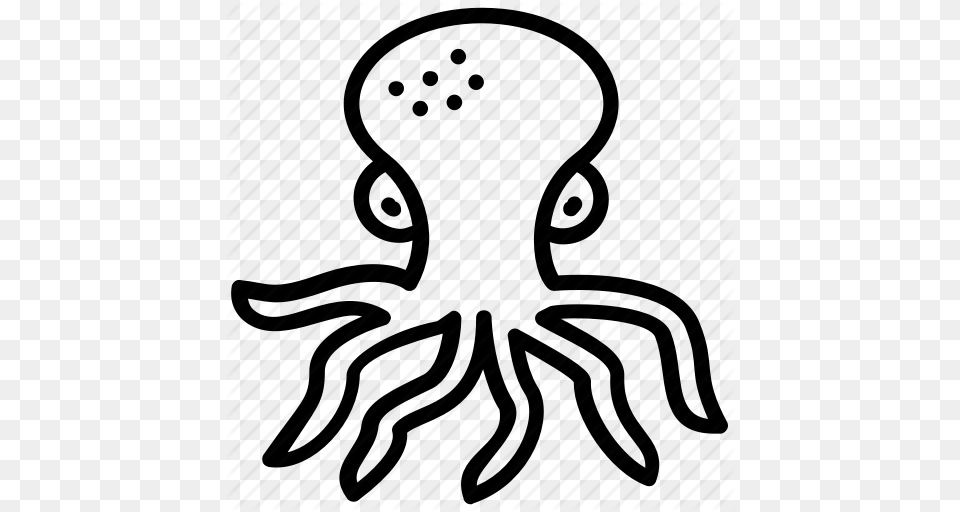 Aquaculture Kraken Marine Animal Octopus Tentacle Icon, Sea Life Free Png Download