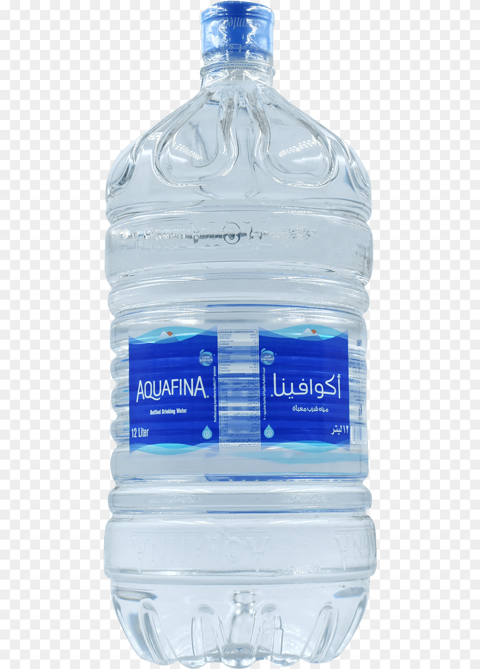 Aquafina Drinking Water 12 Liters, Beverage, Bottle, Mineral Water, Water Bottle Free Png Download