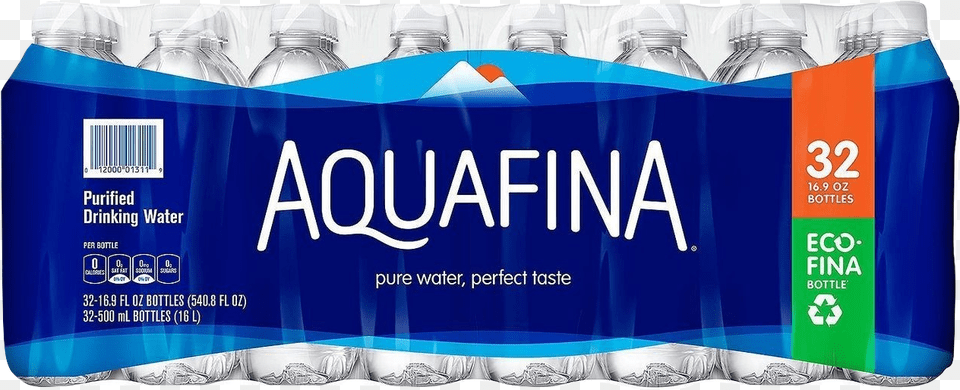 Aquafina Water 32 Pack, Bottle, Water Bottle, Beverage, Mineral Water Free Transparent Png