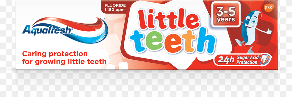 Aquafresh Unveils New Packaging For Children39s Range Aquafresh Little Teeth, Advertisement, Toothpaste, Poster Png Image