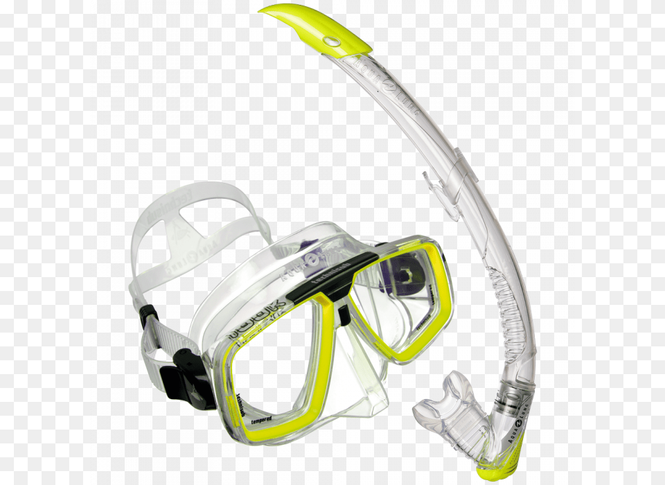 Aqualung Combo Look Crystal And Zephyr, Accessories, Goggles, Nature, Outdoors Free Transparent Png
