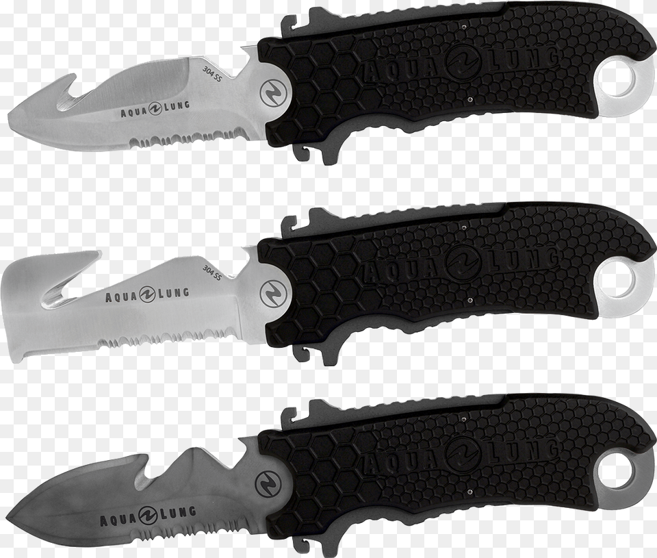 Aqualung Small Squeeze Knife, Blade, Dagger, Weapon Free Png