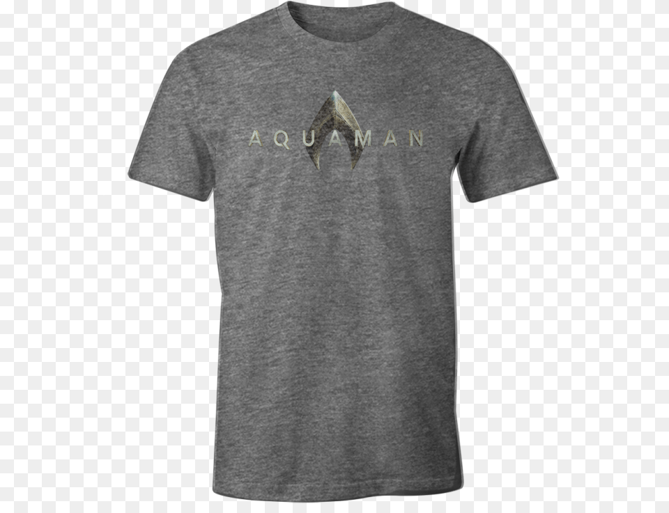 Aquaman Movie Logo T Shirt, Clothing, T-shirt, Adult, Male Png