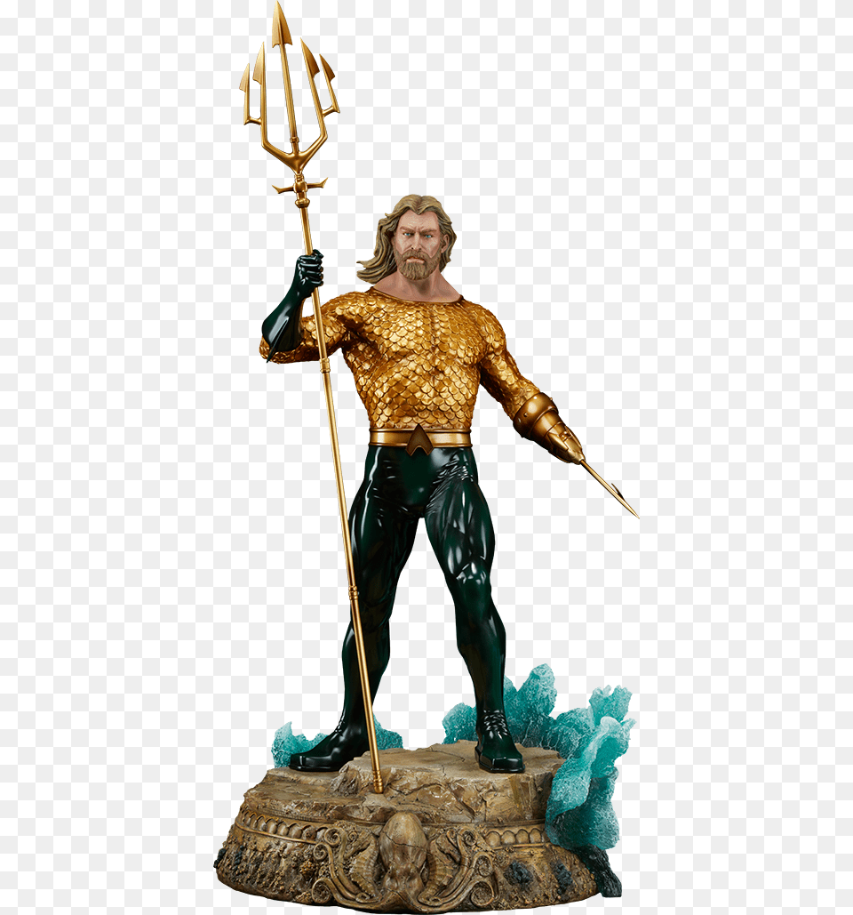 Aquaman Pic Aquaman, Bronze, Figurine, Adult, Person Free Png Download