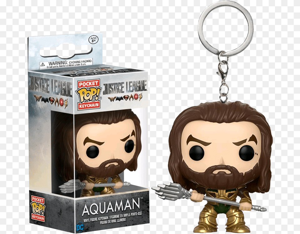 Aquaman Pop Keychain Funko Pop Keychain Justice League, Face, Head, Person, Baby Png Image