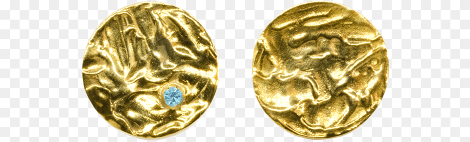 Aquamarine Pin Earrings Earrings, Gold, Treasure, Ammunition, Bullet Png Image