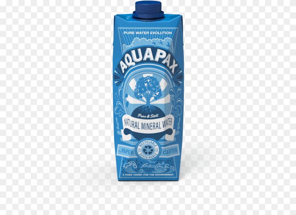 Aquapax Still Natural Mineral Water In An Eco Paper Aquapax Still Natural Mineral Water Carton 24 X, Bottle Free Png