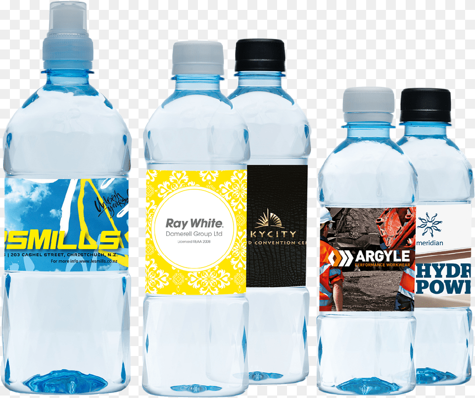 Aquaplus Bottles Different Water Bottle Sizes, Beverage, Mineral Water, Water Bottle, Person Free Png Download