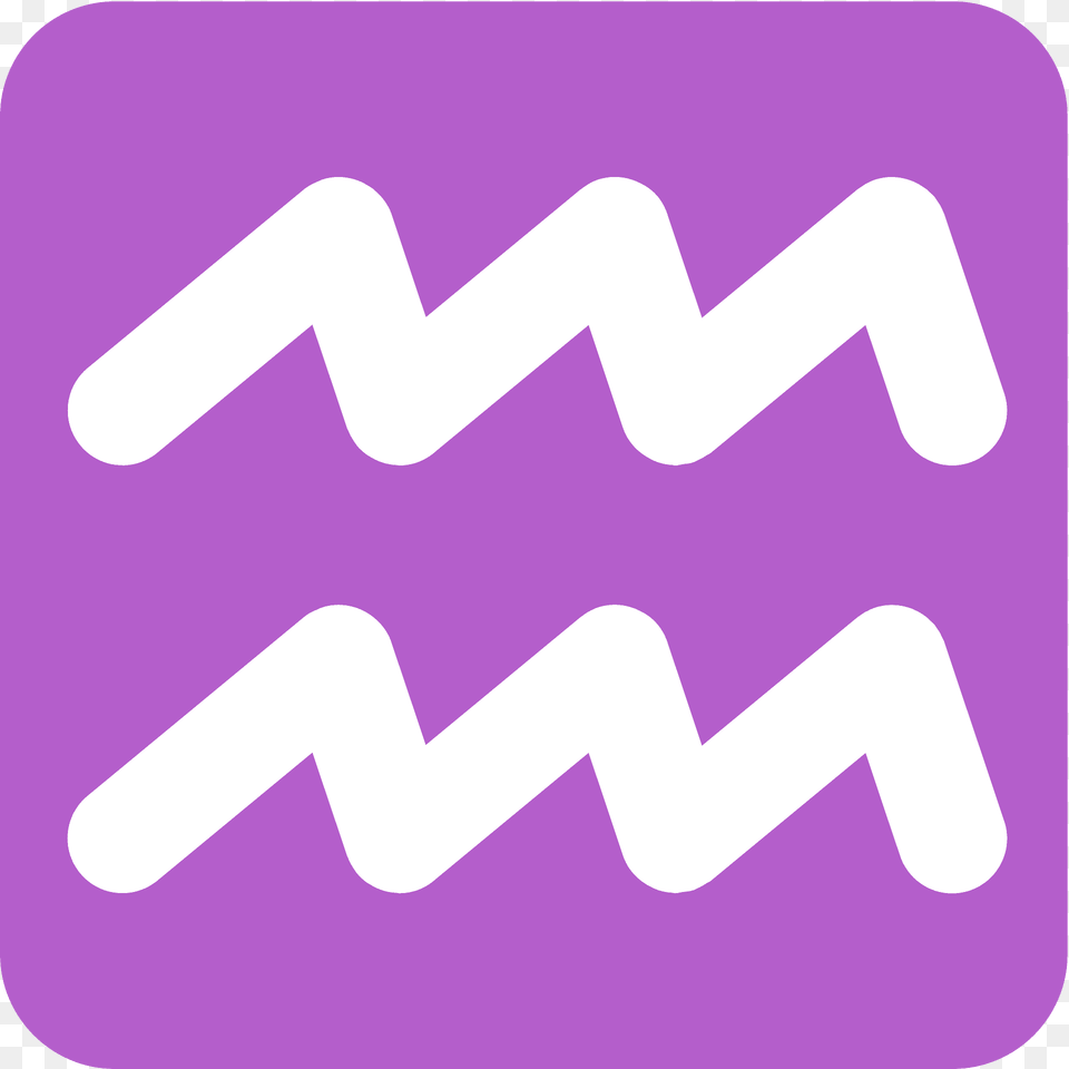 Aquarius Emoji Clipart, Purple Free Transparent Png
