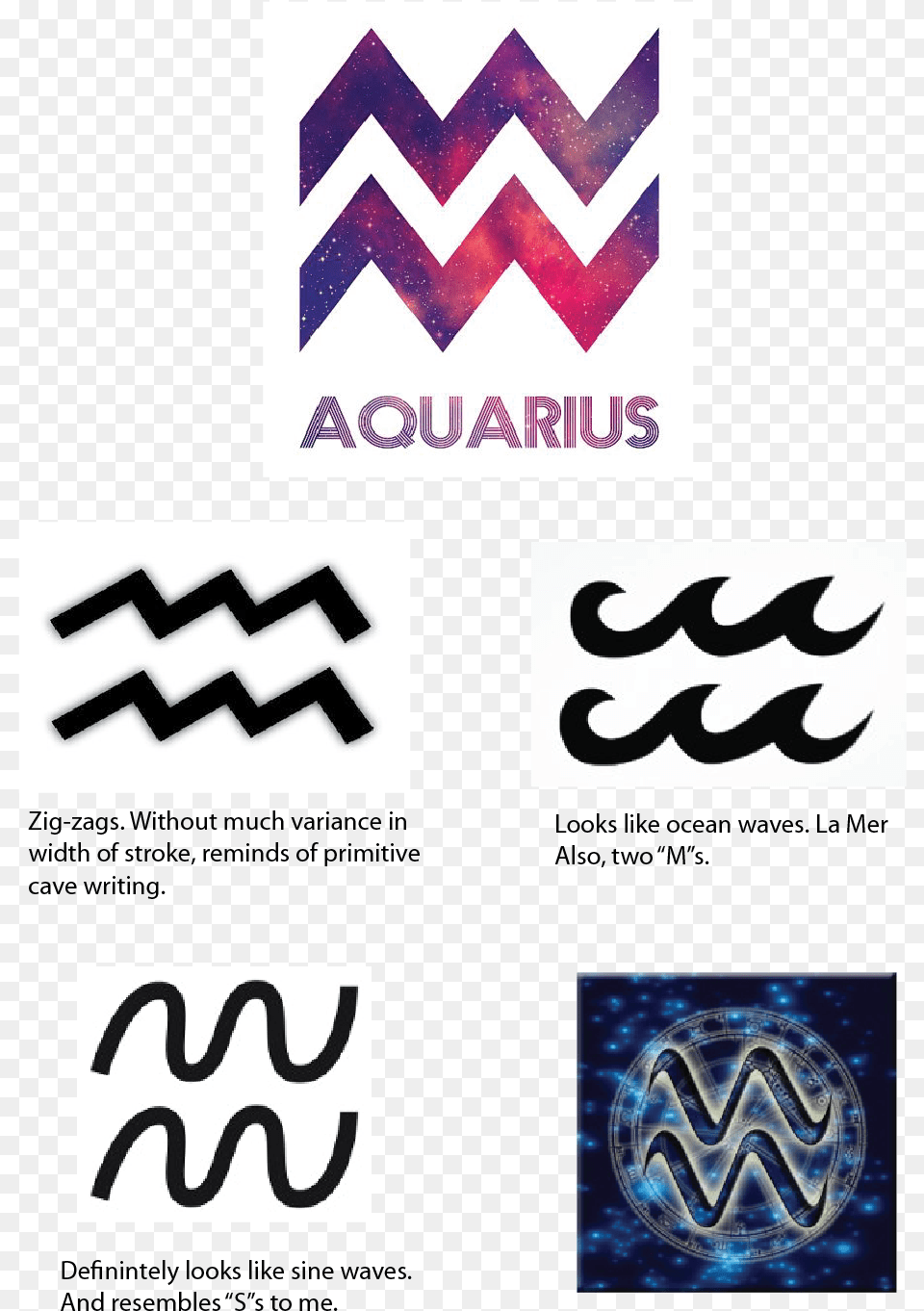Aquarius Symbol In Color, Logo, Sticker Png