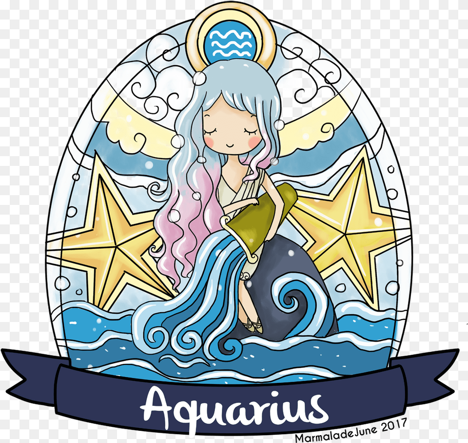 Aquariussmall Small Illustration, Art, Baby, Person, Face Free Png Download