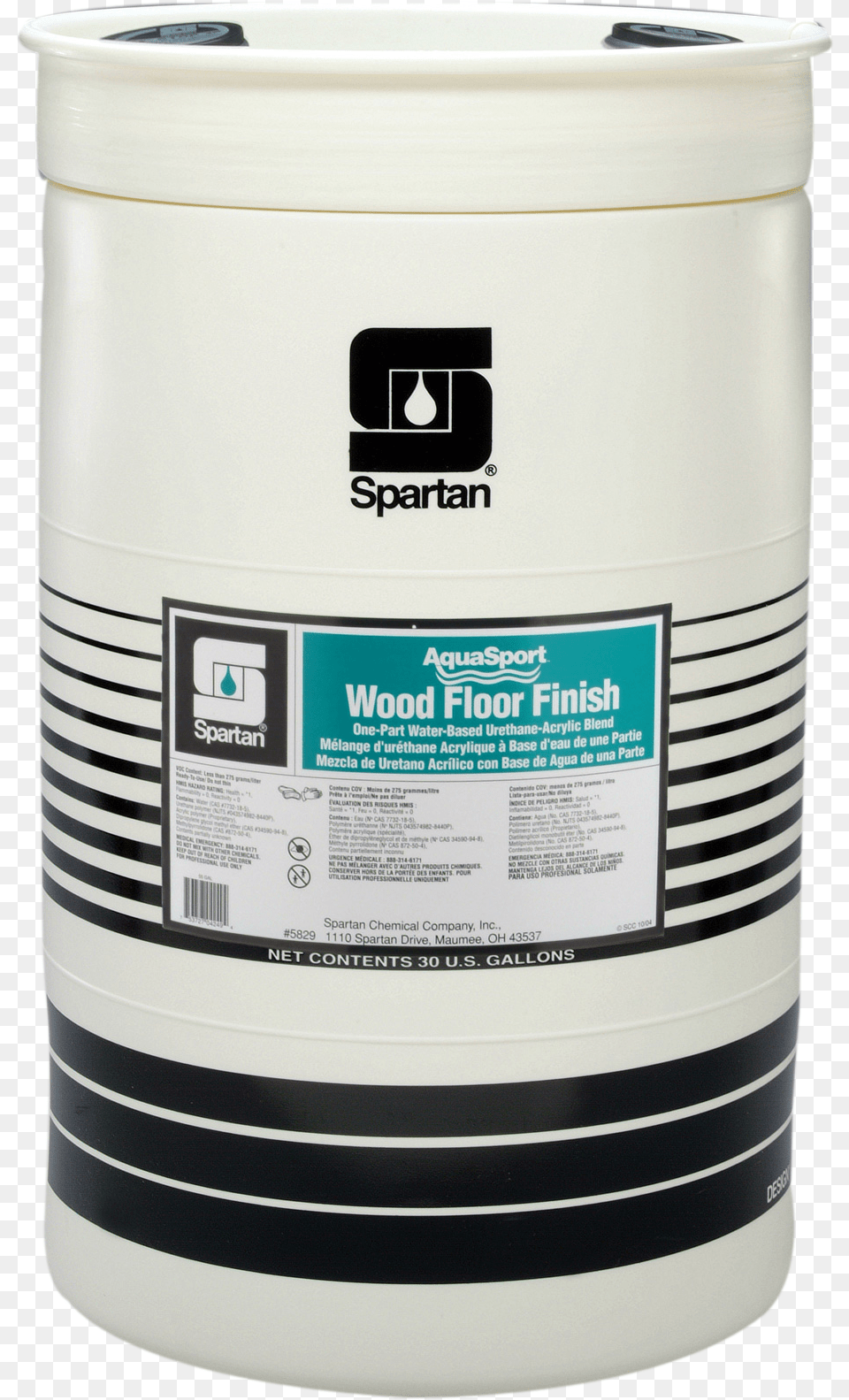 Aquasport Wood Floor Finish Spartan Nabc Non Acid Disinfectant Bathroom Cleaner, Can, Tin Free Png Download