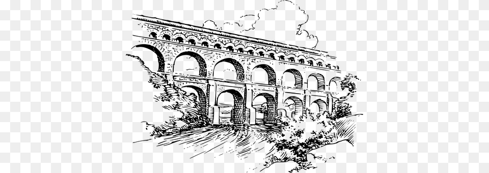 Aqueduct Gray Png