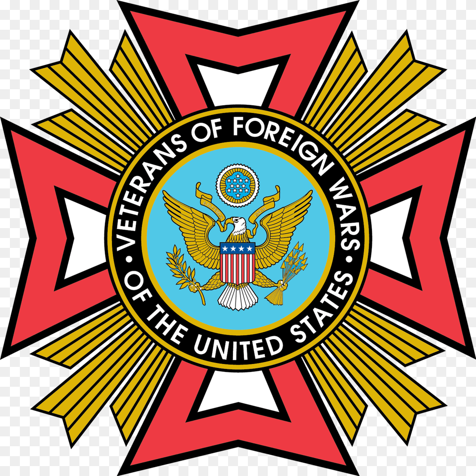 Aquidneck Island Striper Team Veterans Of Foreign Wars Logo, Badge, Emblem, Symbol, Animal Png