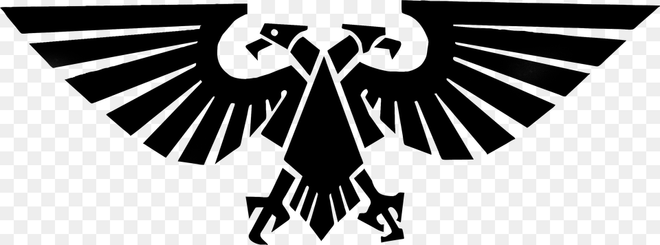 Aquila Transparent Warhammer 40k Eagle, Silhouette, Blackboard, Cross, Symbol Png Image