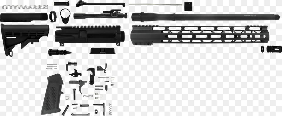 Ar 15 Parts, Firearm, Gun, Rifle, Weapon Png