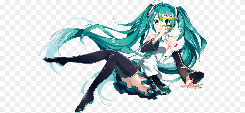 Ar Head Miku Miku Hatsune Official Art, Book, Comics, Publication, Adult Png Image