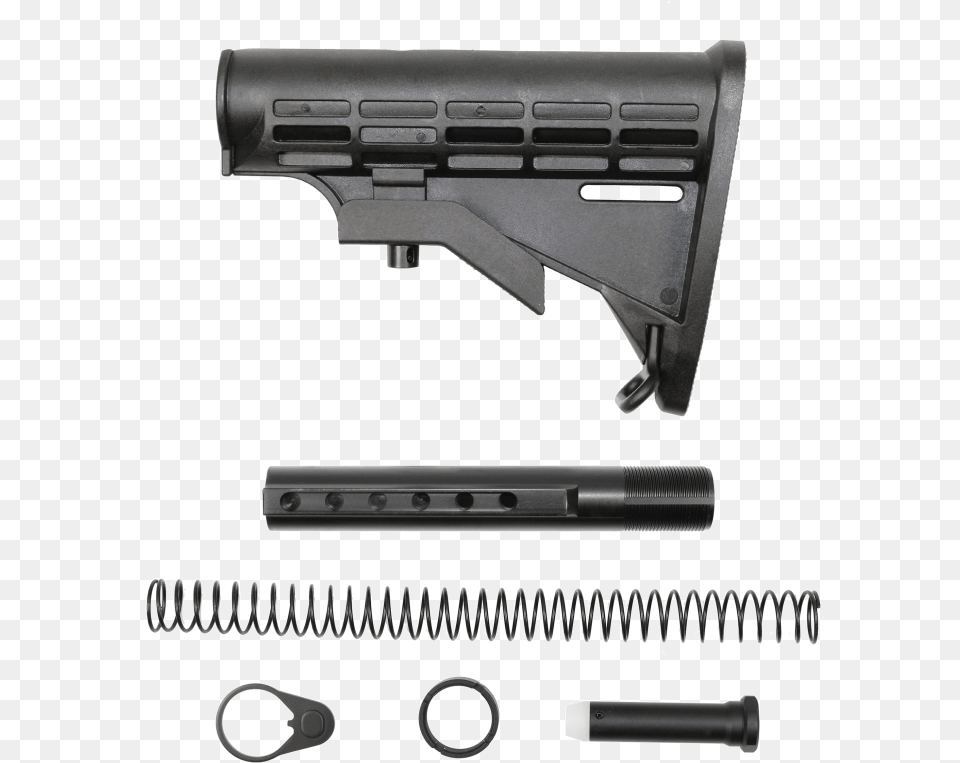 Ar Pistol Buffer Tube Ar Collapsible Stock Buffer Tube, Firearm, Gun, Rifle, Weapon Png Image